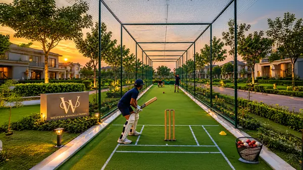 Cricket Nets - Western Aravalli Farms